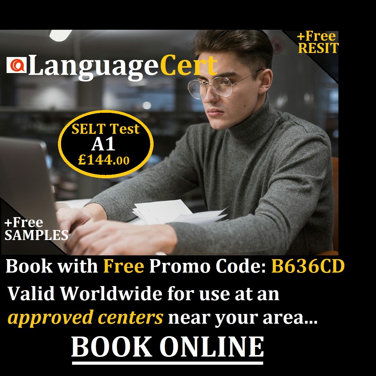 SELT Test A1 Booking